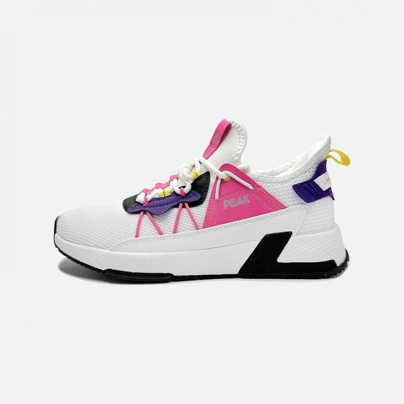 Pantofi sport Peak Casual alb/mov