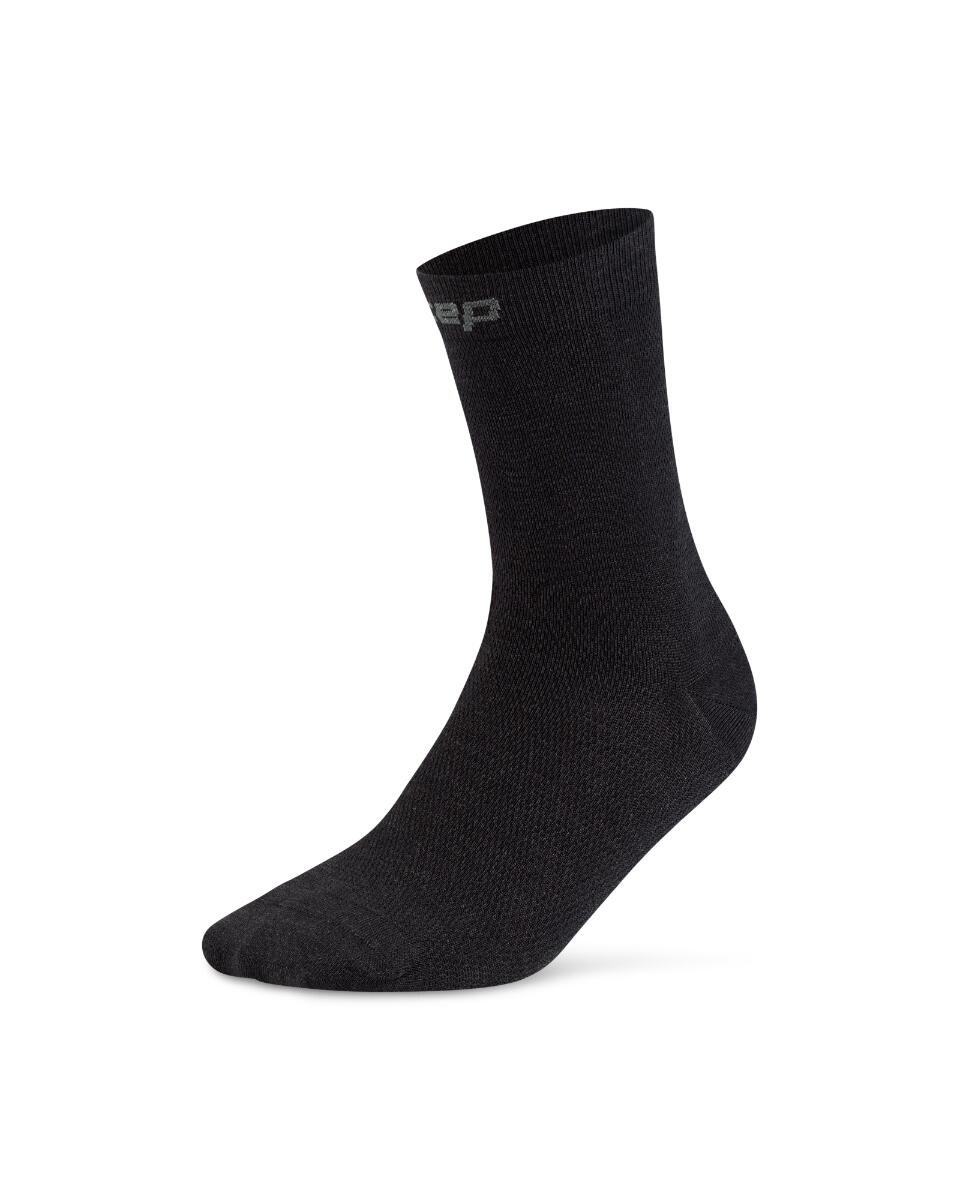 Șosete compresie mid cut CEP Core Allday 2.0 W - antracit | recuperare zilnică
