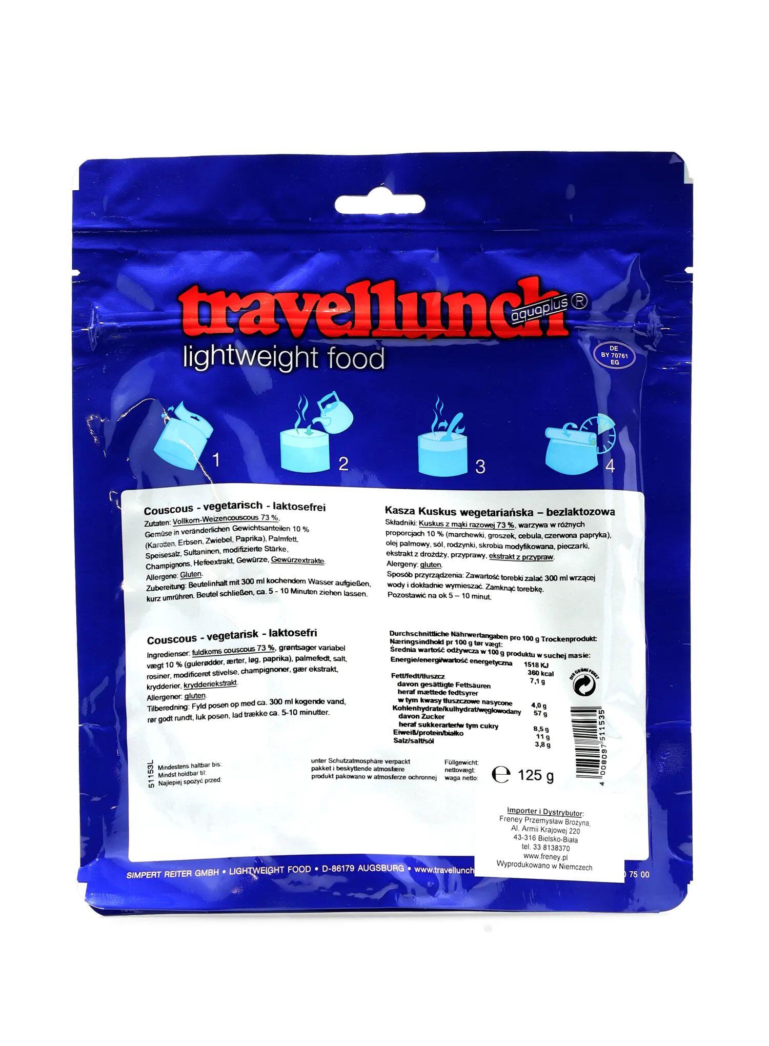 Liofilizat Travellunch Wegetariański kuskus z warzywami 425 g 2/2