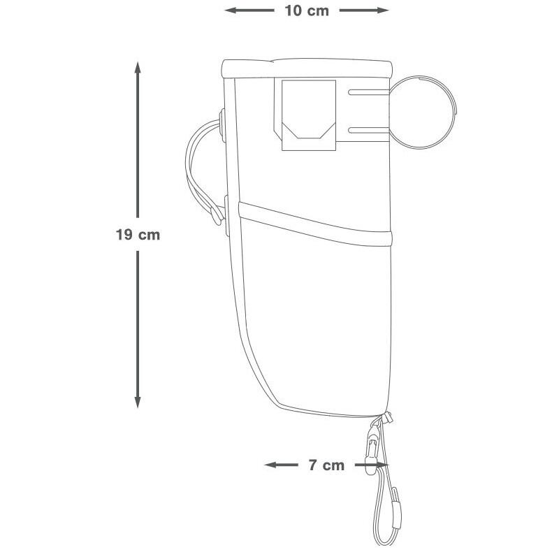 Geanta ghidon bicicleta Backcountry 2.0 Food Pouch 1.2 litri (varianta Plus) -…