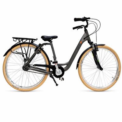 Bicicletta da città Prophete 52408A ricondizionata - 28 pollici M grigia