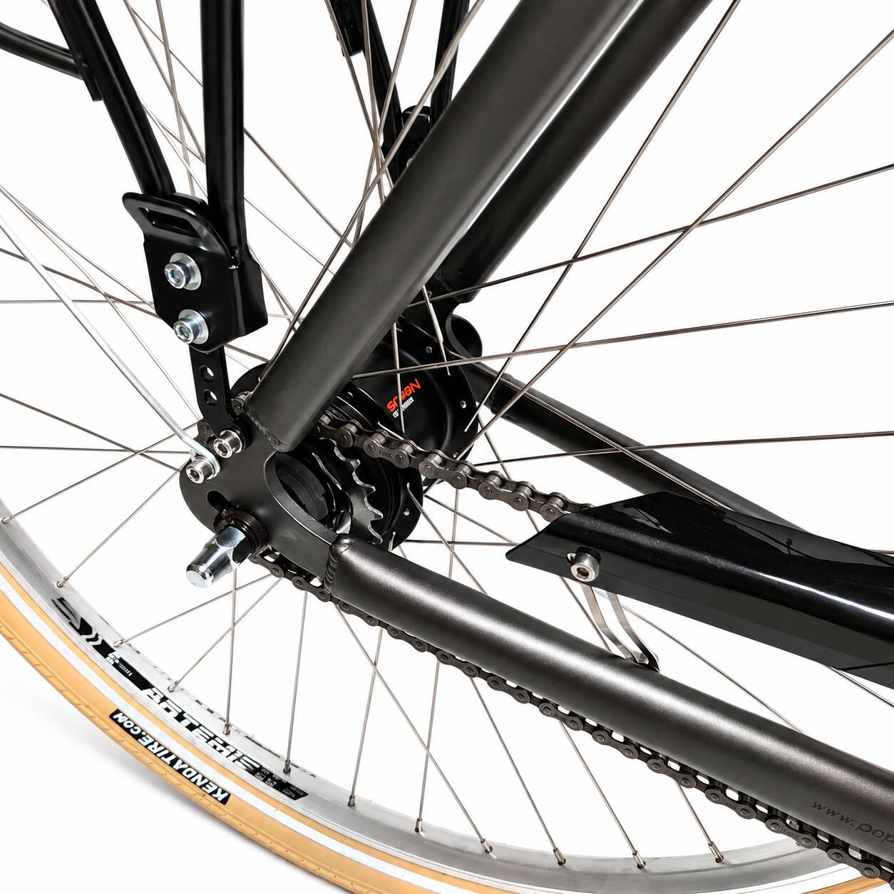Segunda vida Bicicleta Oras Prophete 52408A - 28 polegadas, M, cinzenta 3/3
