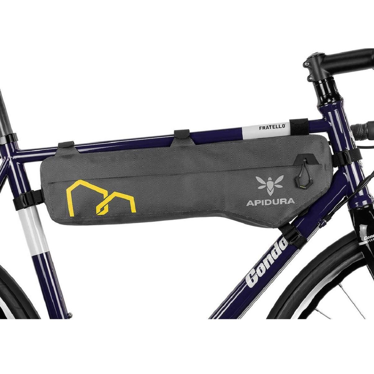 Geanta cadru bicicleta Expedition Frame Pack 5 litri (pentru cadru inalt) - gri…