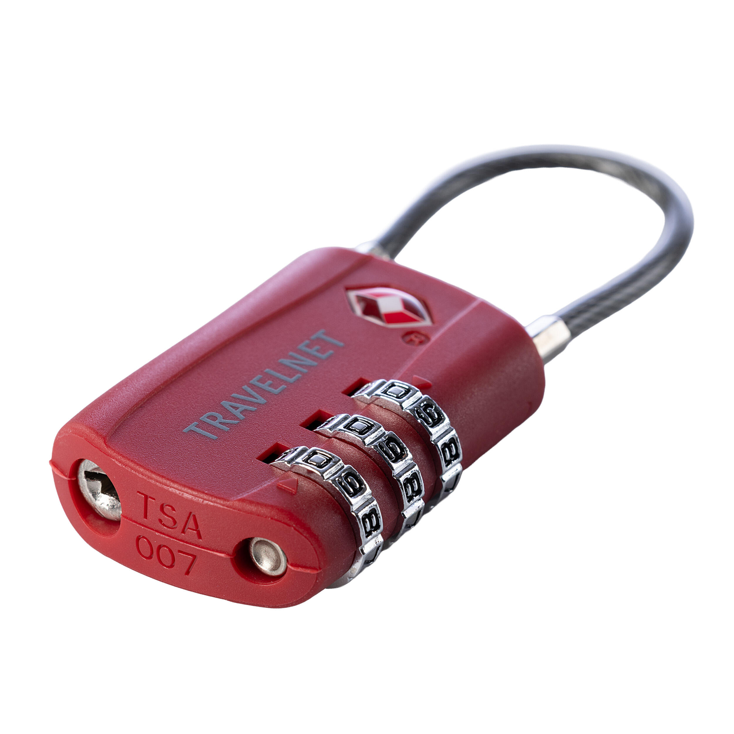 Travelnet Lucchetto da viaggio TSA con combinazione Set da 4 7/7