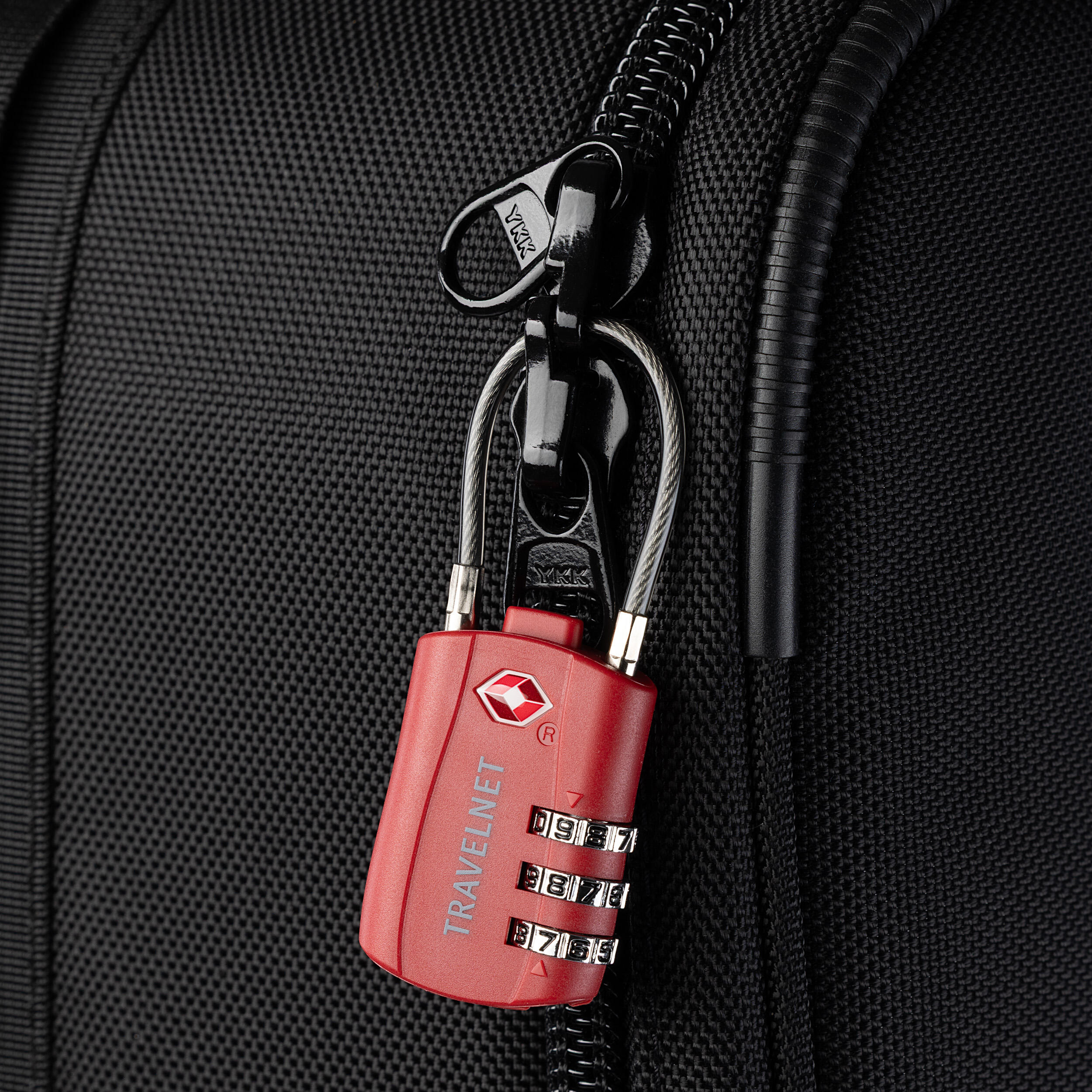 Travelnet Lucchetto da viaggio TSA con combinazione Set da 4 2/7