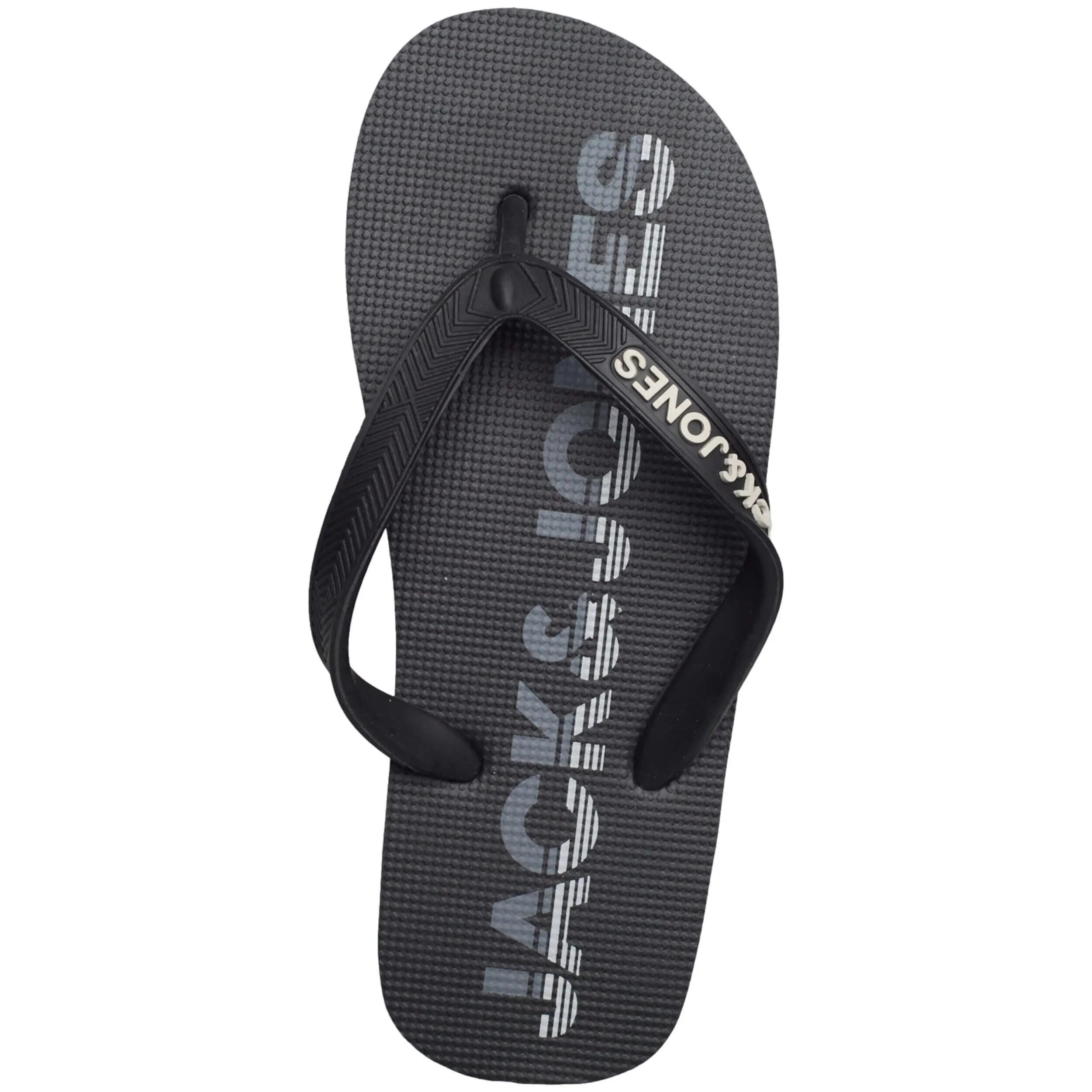 Chinelos Jack&Jones modelo 12207081-NEGRO para crianças unissex 4/5
