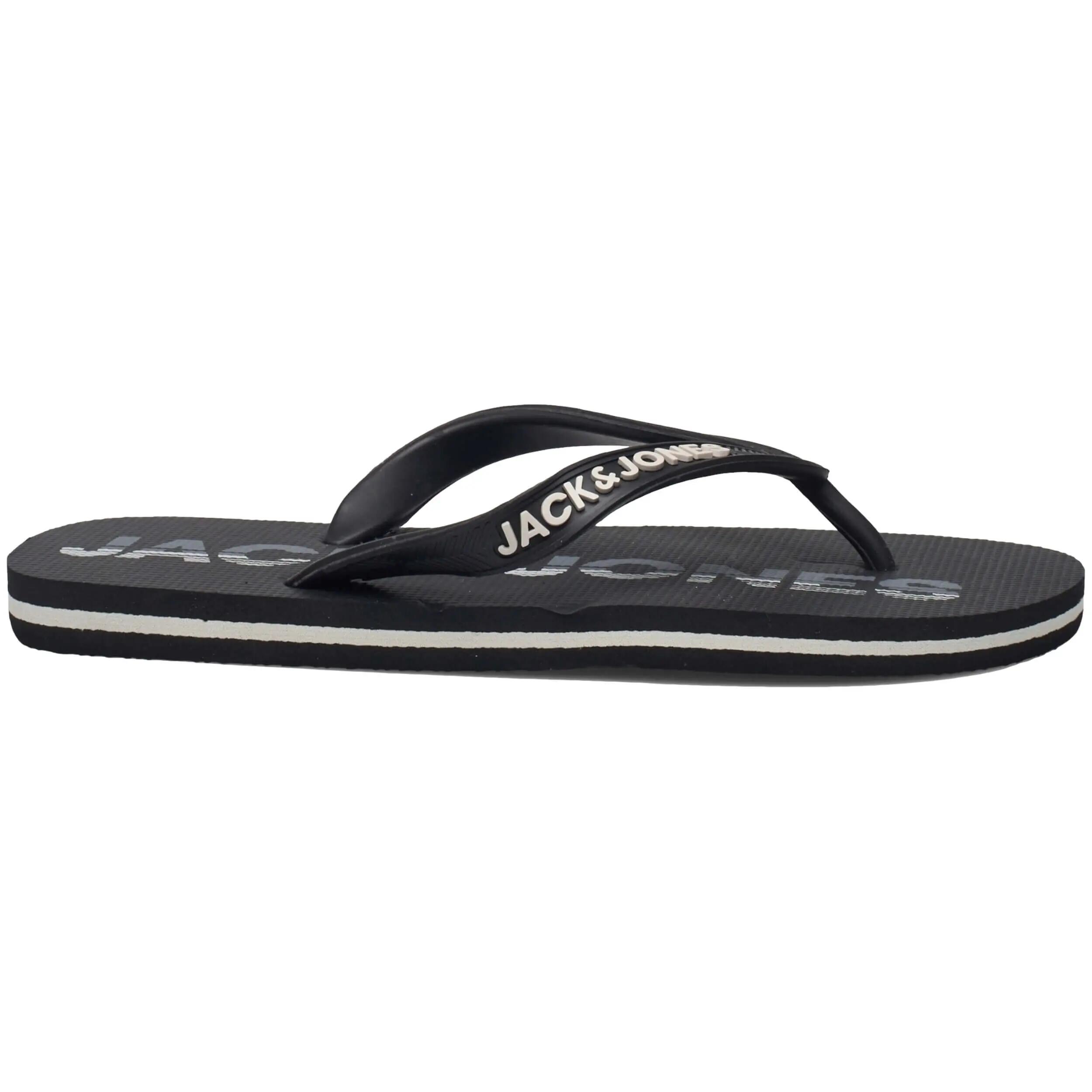 Chinelos Jack&Jones modelo 12207081-NEGRO para crianças unissex 2/5