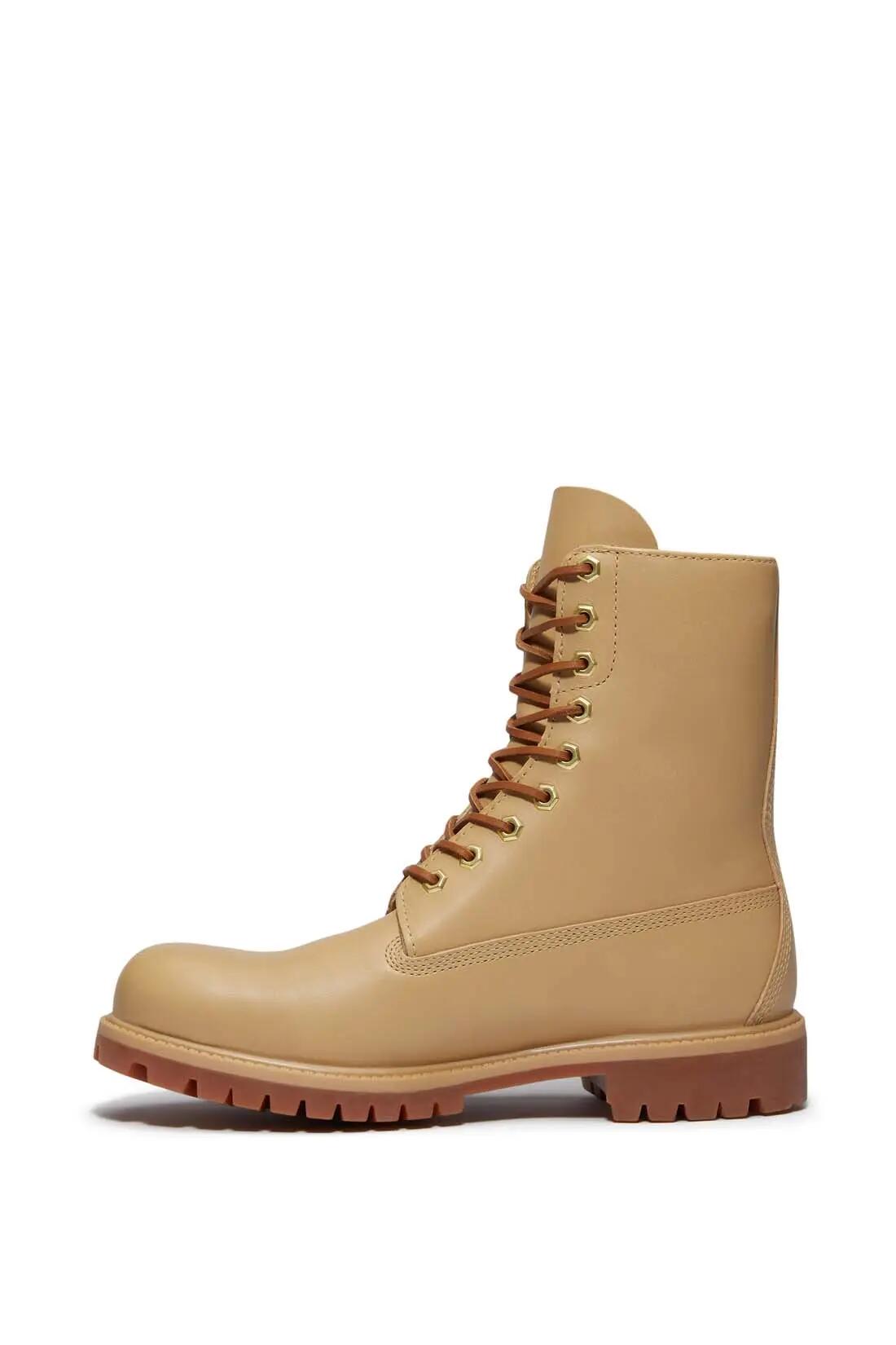 Botte homme imperméable - cuir - 8-Inch - beige 3/5