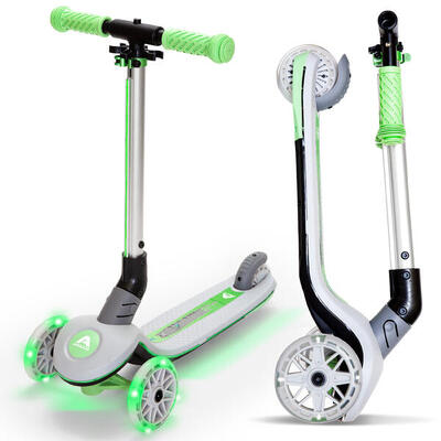 Apollo Whizzie Monopattino LED Bambini 3 Ruote Regolabile in Altezza