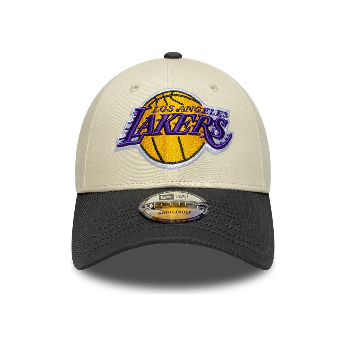 New Era 9FORTY Cap Los Angeles Lakers Colourblock black/beige 2/5