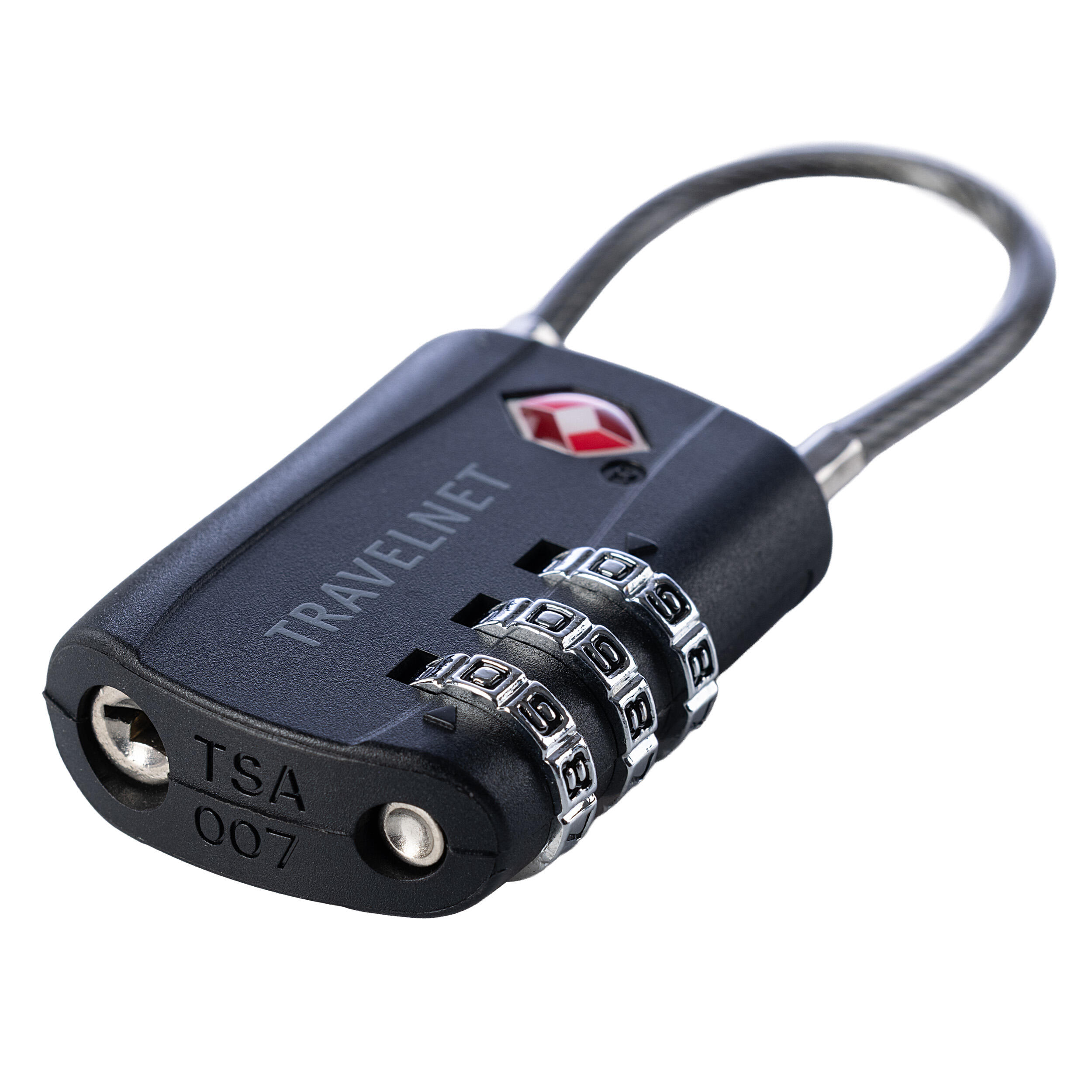 Travelnet Lucchetto da viaggio TSA con combinazione Set da 4 7/7