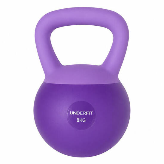 Kettlebells Soft UNDERFIT 8 kg - Dark Violet