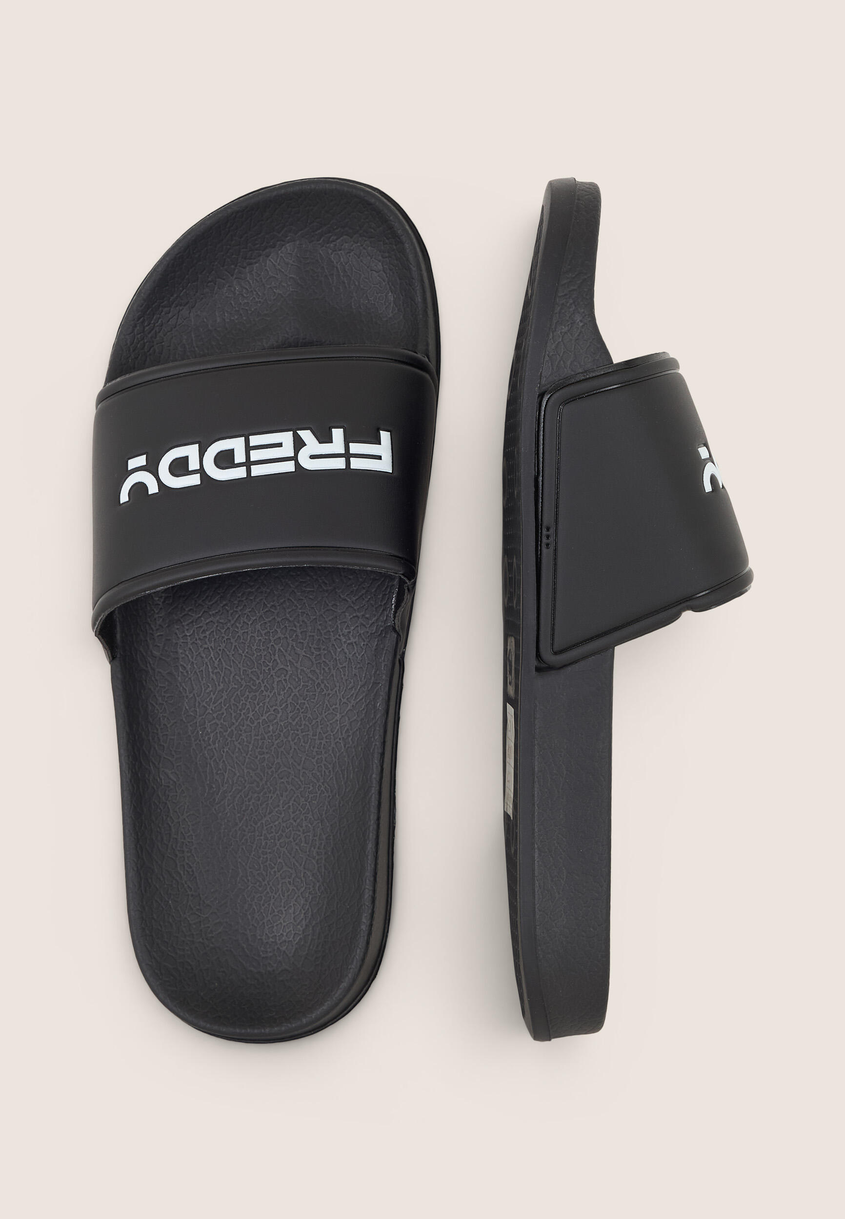 Chanclas tipo pala para mujer con maxi logo a contraste 3/3