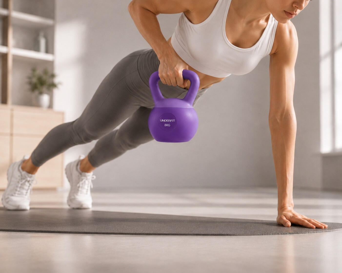 Kettlebells Soft UNDERFIT 8 kg - Dark Violet 15/15
