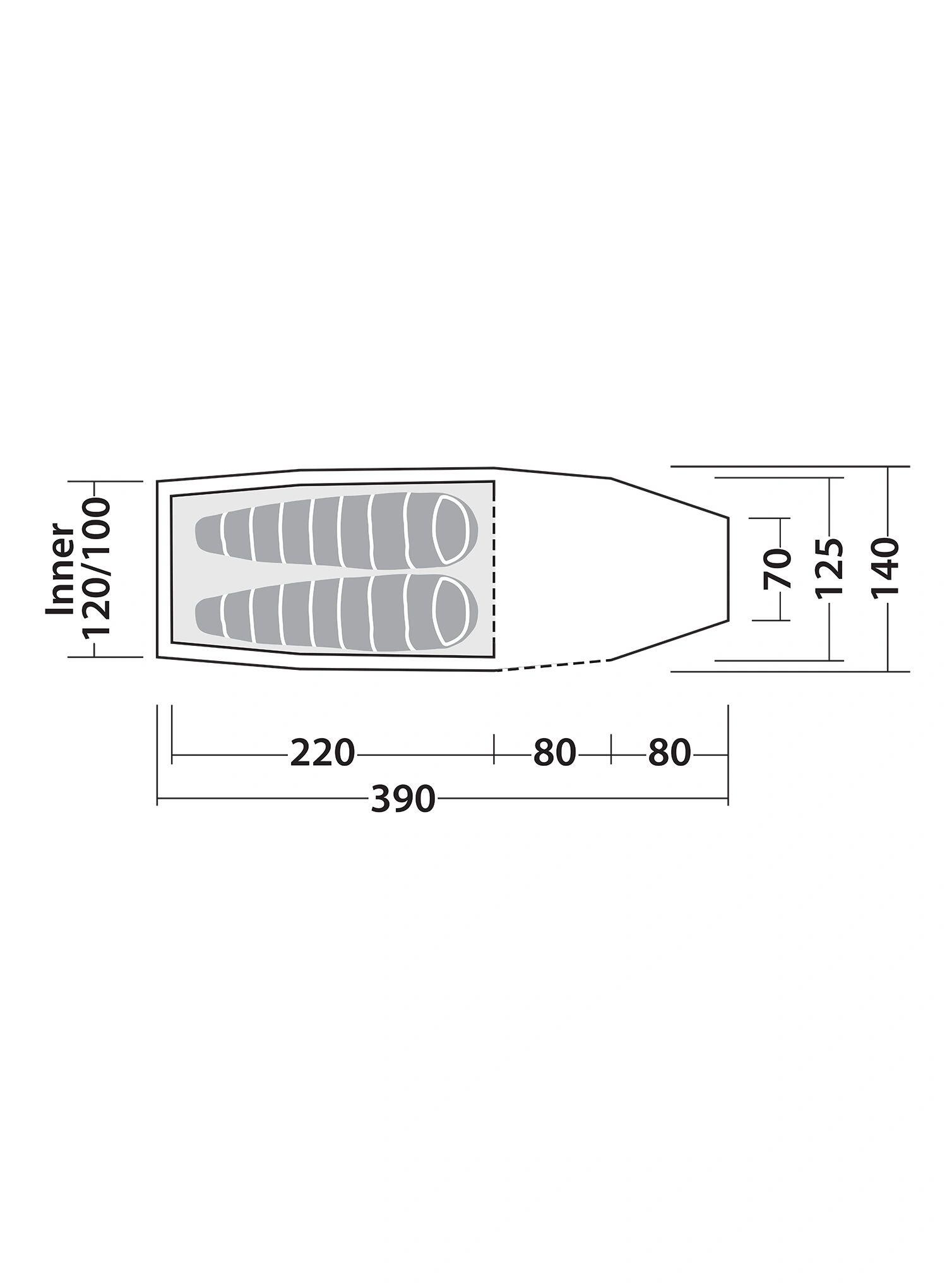 Namiot 2-osobowy Robens Roamer 2 LW - green 5/7