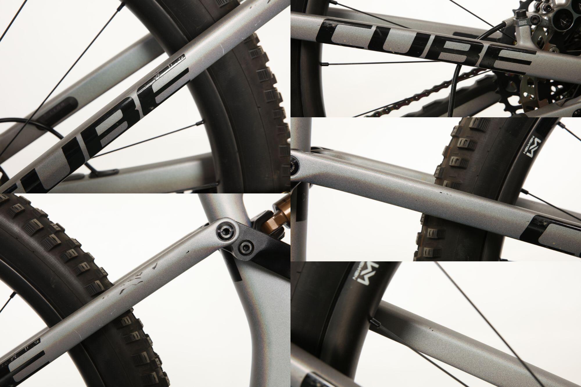 Reconditionné VTT Électrique Tout-Suspendu Cube Stereo Hybrid One55 C:68X - Bon 4/7