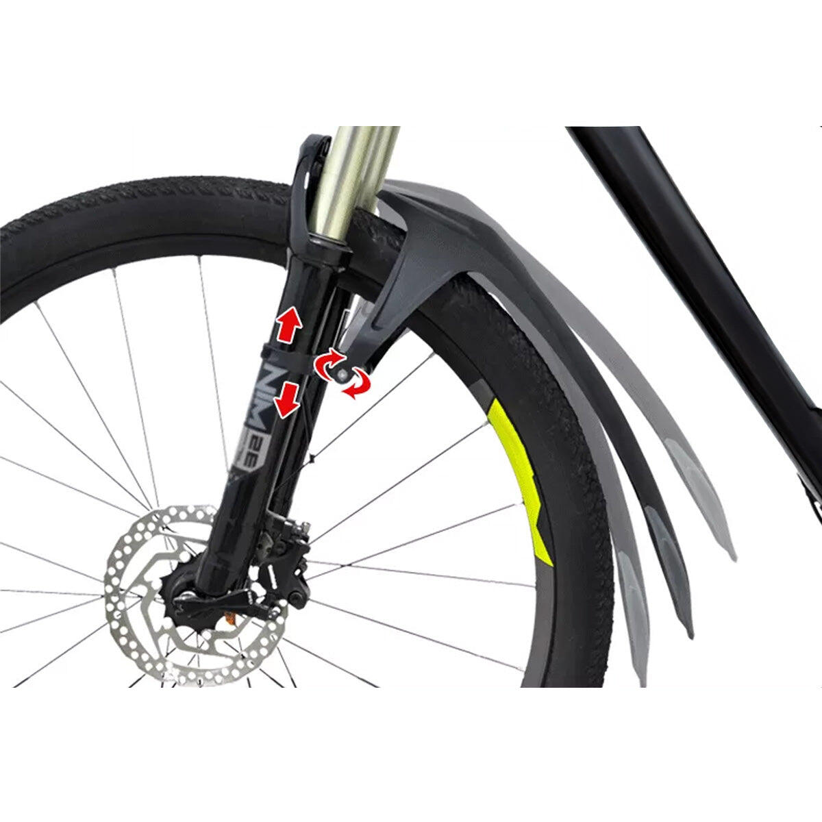 Ensemble de garde-boue VTT Lynx 24–29 pouces 3/5