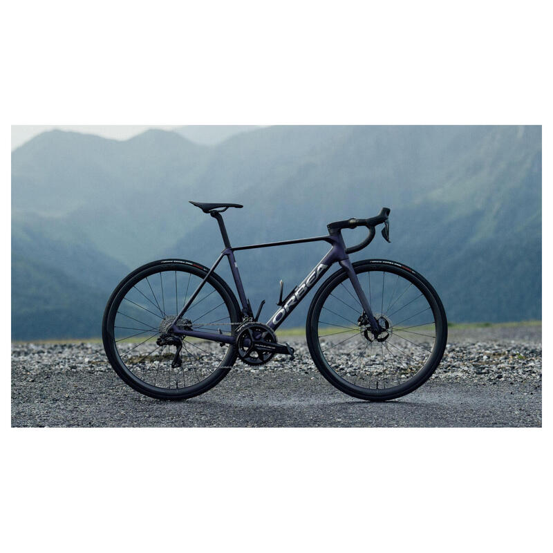 ORCA M21eTEAM PWR Slate Blue-Halo Silver (Matt) - bicicletă șosea racing