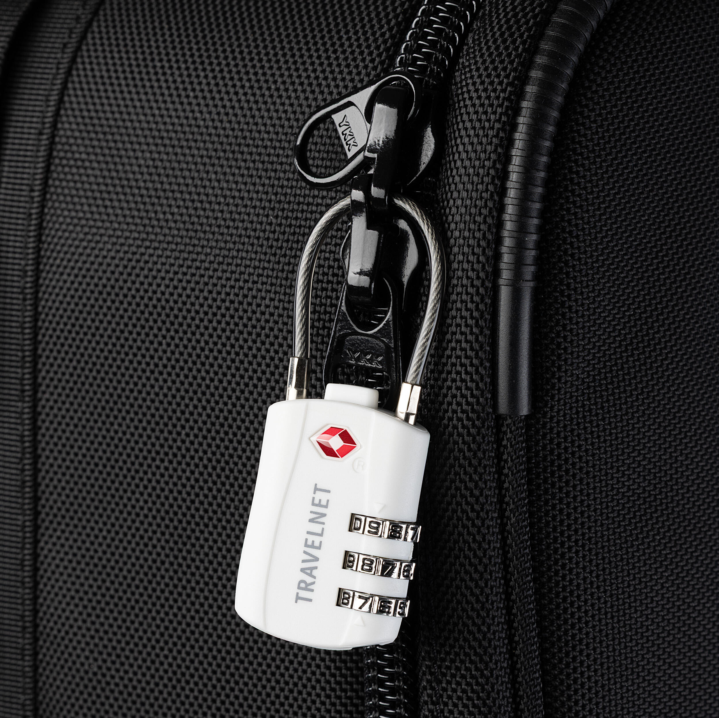 Travelnet Lucchetto da viaggio TSA con combinazione Set da 4 3/7