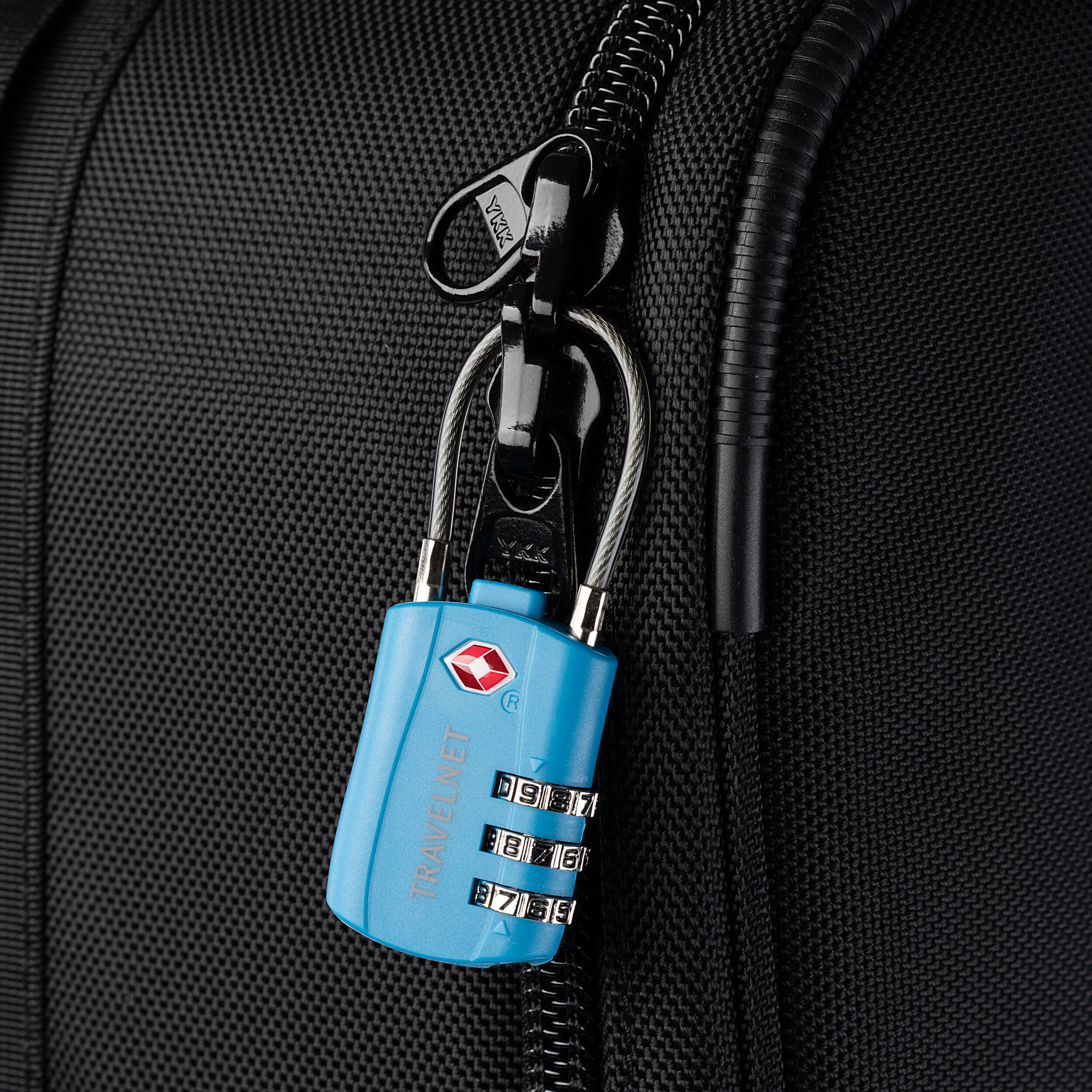 Travelnet Lucchetto da viaggio TSA con combinazione Set da 4 6/7