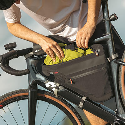 OBERON Borsa da telaio impermeabile 4L per bici Gravel e Mountain Bike 8/12