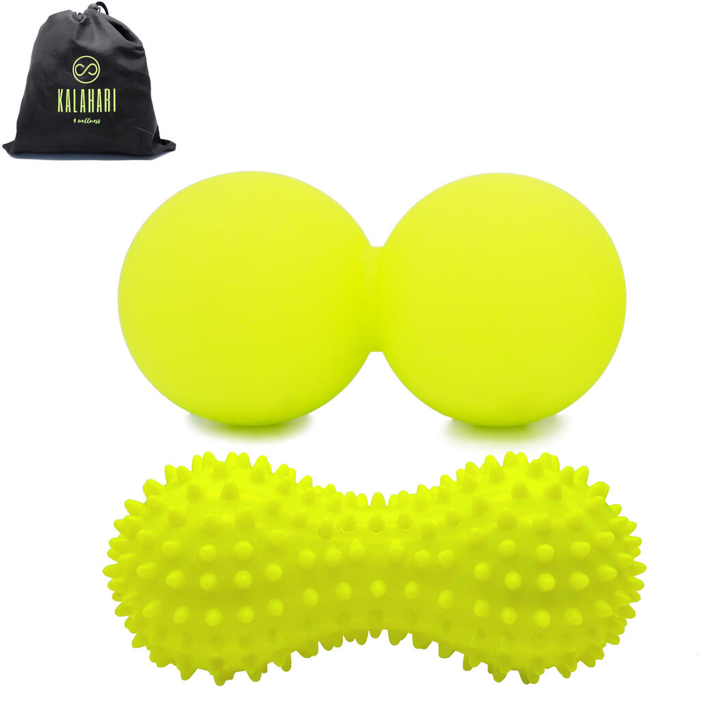 Peanut spiky & Smooth Massage muscle ball for Self Massage and Foot Reflexology