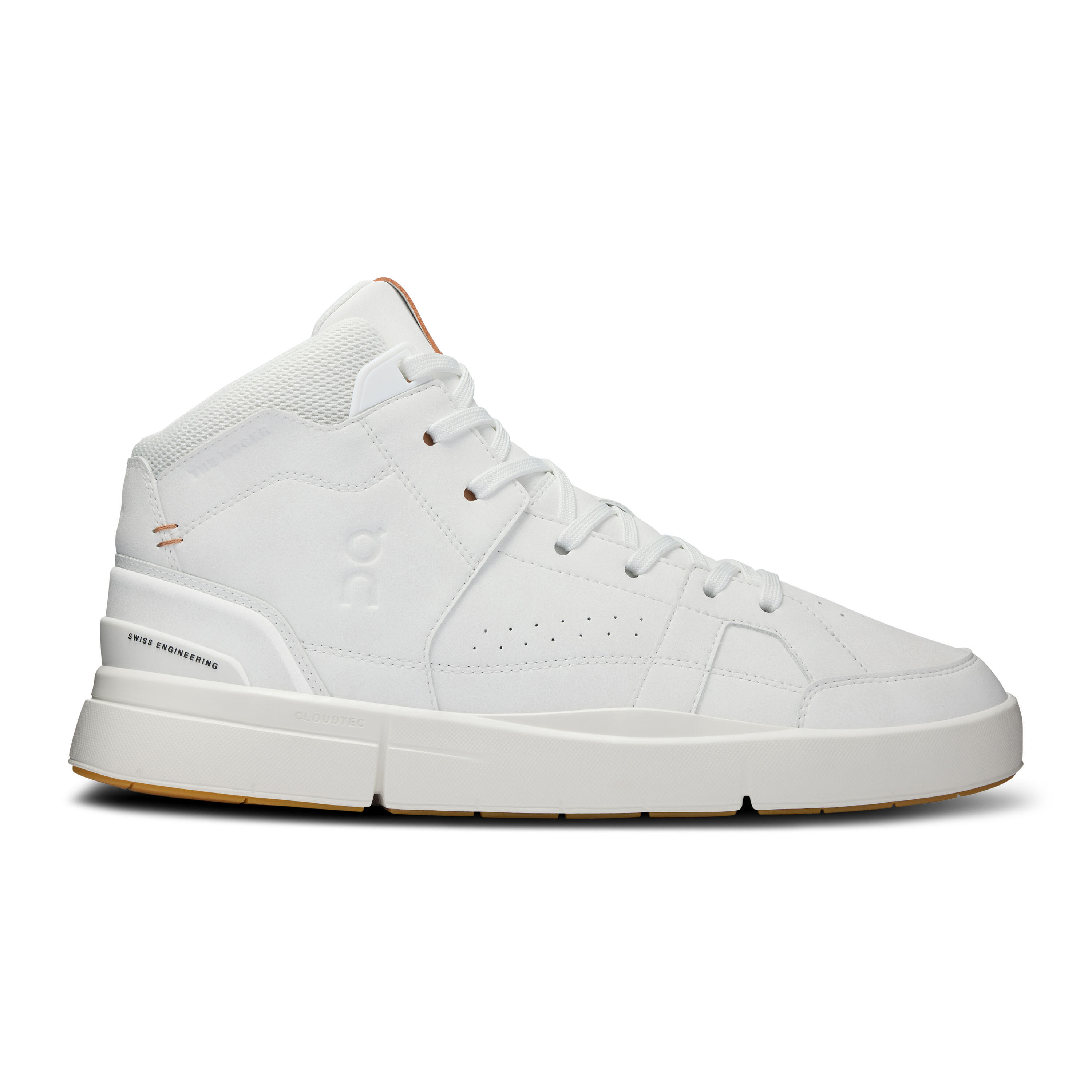 Pantofi sport - THE ROGER Clubhouse Mid - White | Sandstone