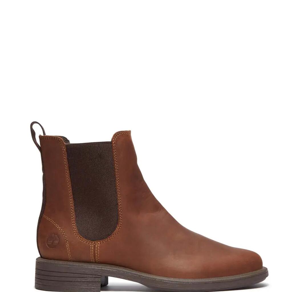 Women's Chelsea Boots - Verona Square - Brown