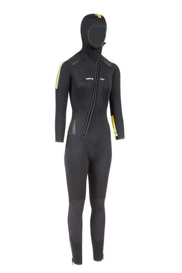 1Dive muta da sub donna monopezzo con cappuccio 7 mm
