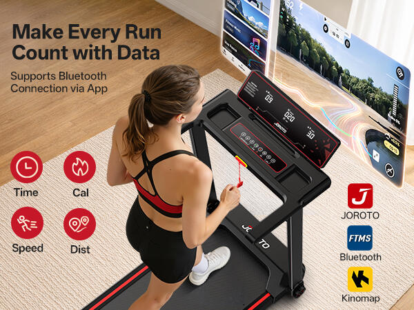 Laufband Klapplaufband: 2,5 PS, 8% Steigung, 12 km/h, 130 kg Belastung，mit App 10/14