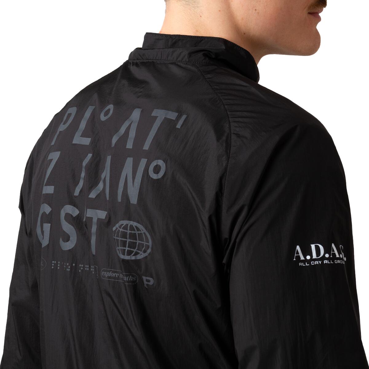 Herren - Gravel - Windjacke - windabweisend - Aero - Schwarz 2/5