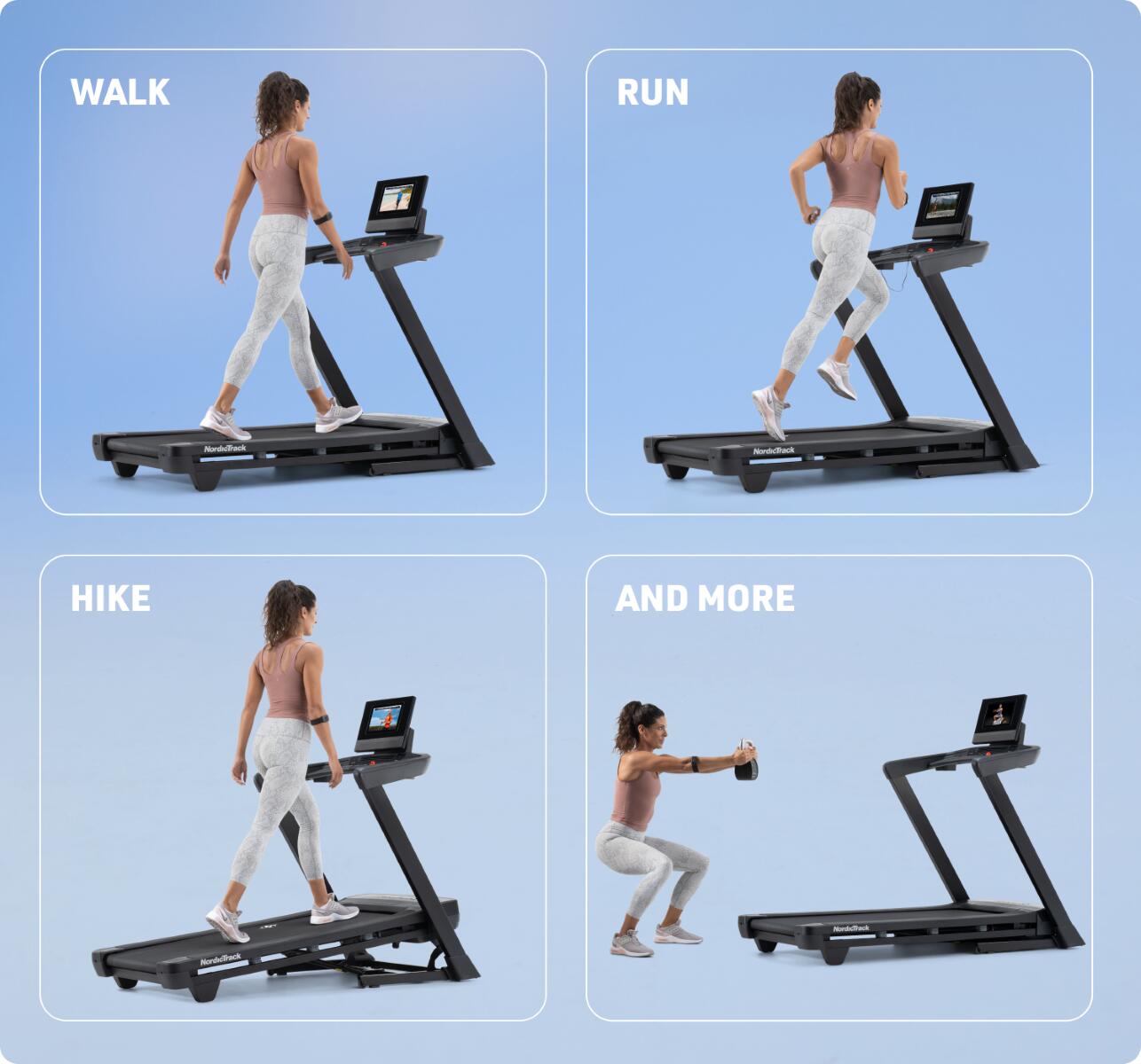 Cinta de correr Serie T 10 / Pantalla de 10" / 20 km/h 5/8