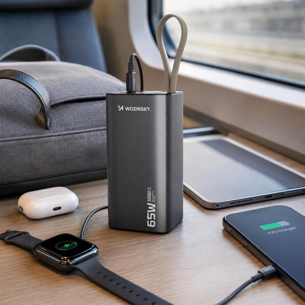 POWERBANK WOZINSKY 30000 mAh 2xUSB-C 65W 7/7
