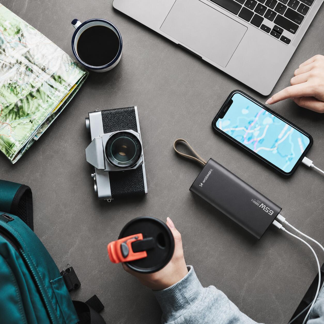 POWERBANK WOZINSKY 30000 mAh 2xUSB-C 65W 6/7