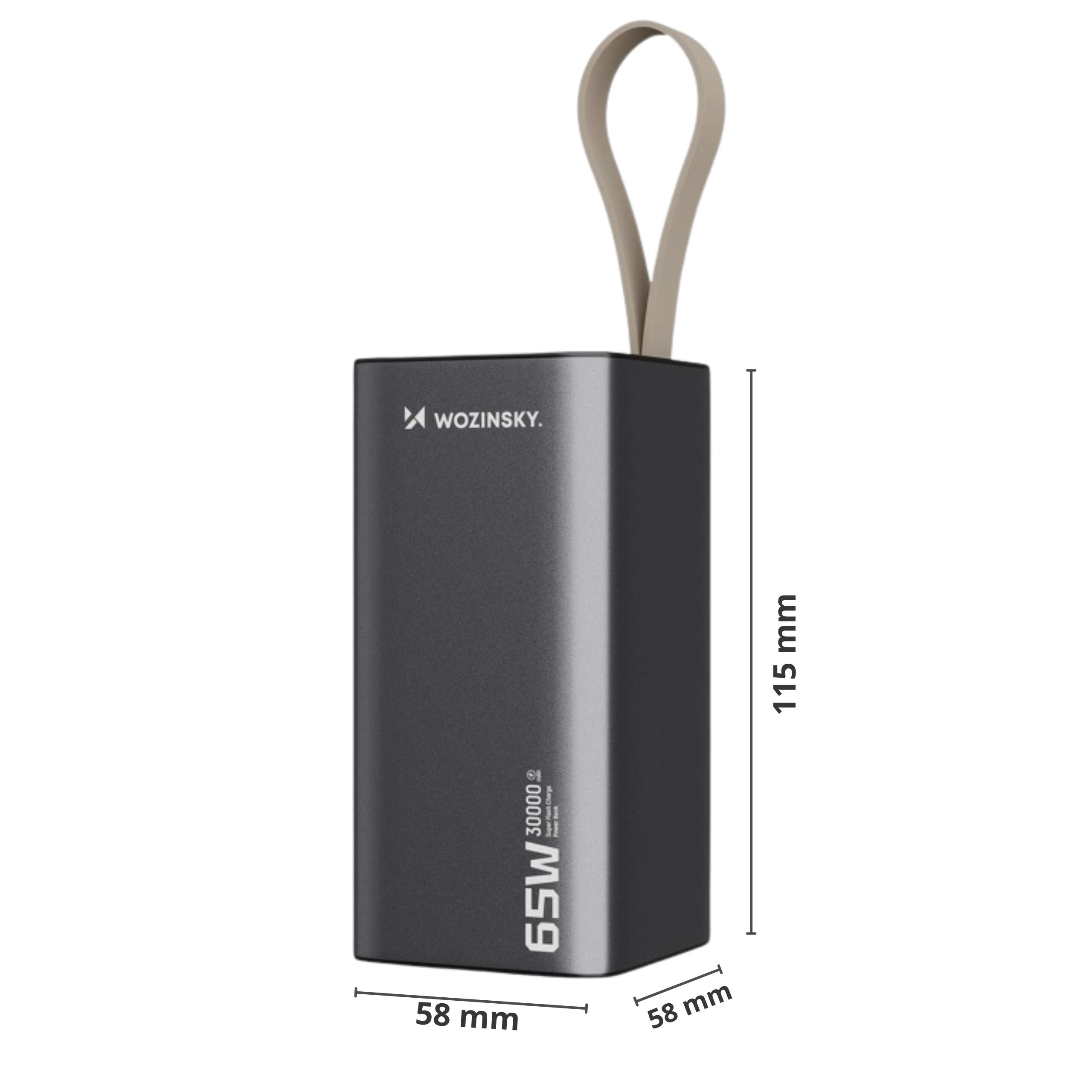 POWERBANK WOZINSKY 30000 mAh 2xUSB-C 65W 5/7