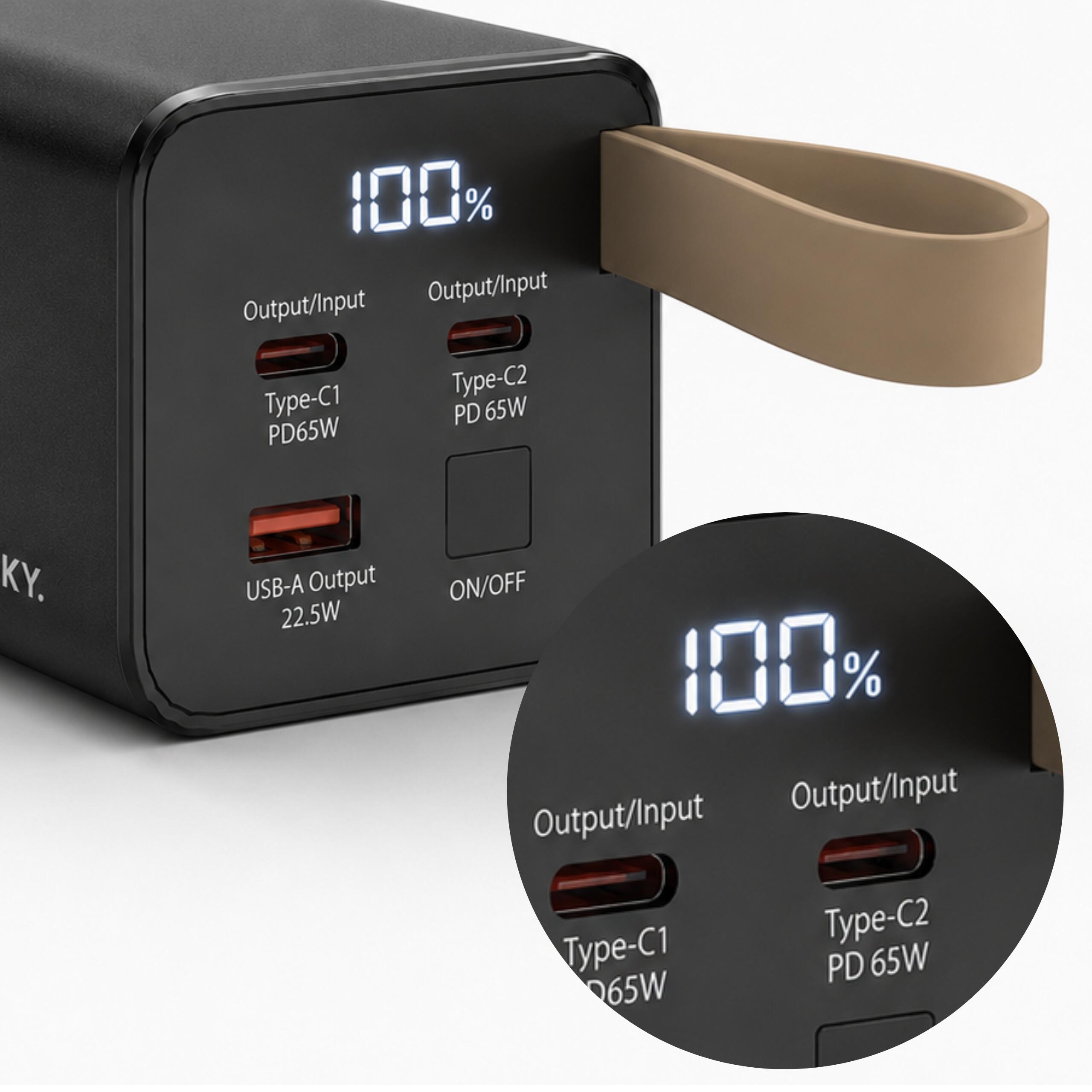 POWERBANK WOZINSKY 30000 mAh 2xUSB-C 65W 2/7