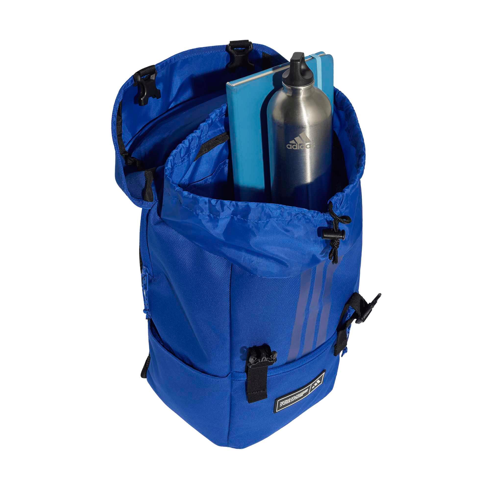 MOCHILA COM ABA 3 STRIPES 10/12