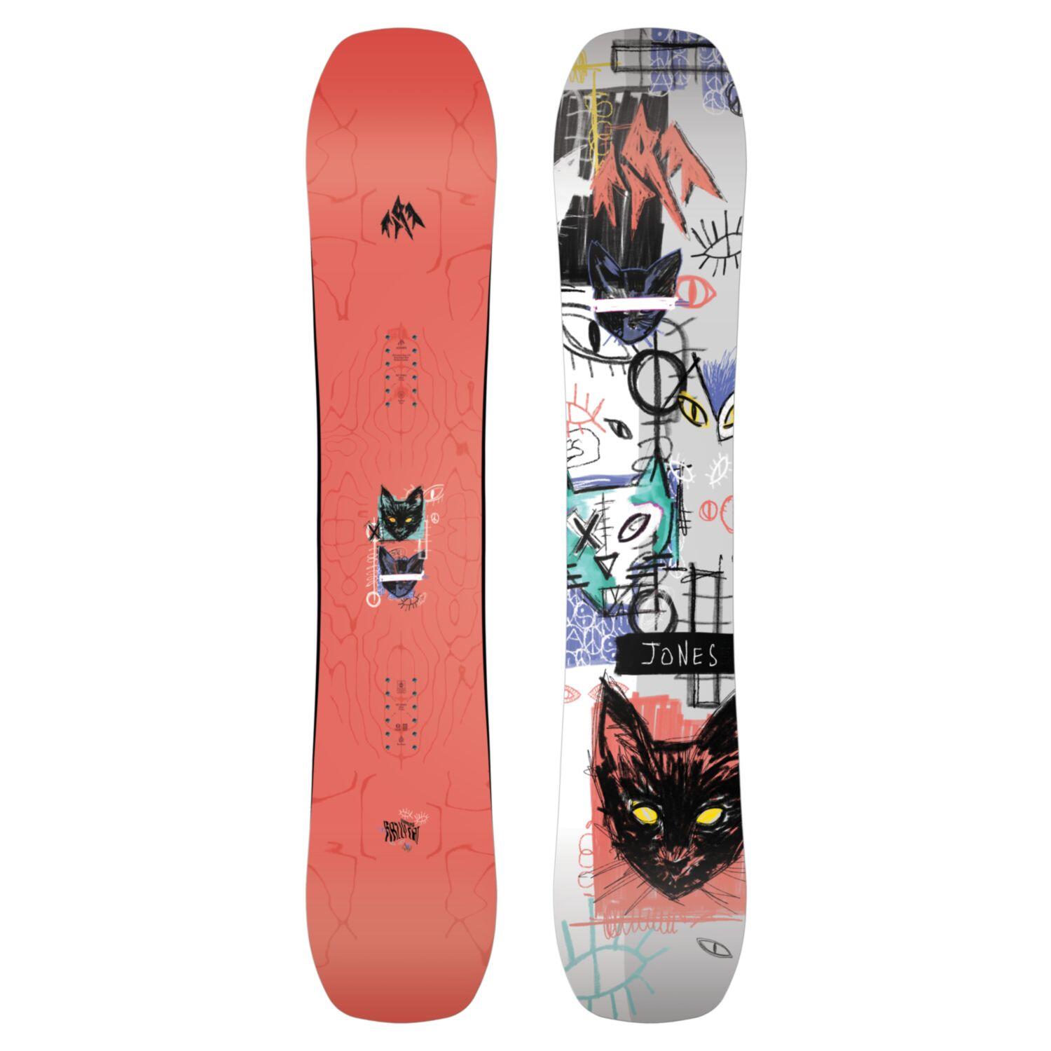 JONES Snowboard Rally Cat RED