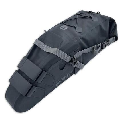 Sacoche de selle 10 L bikepacking VTT noir