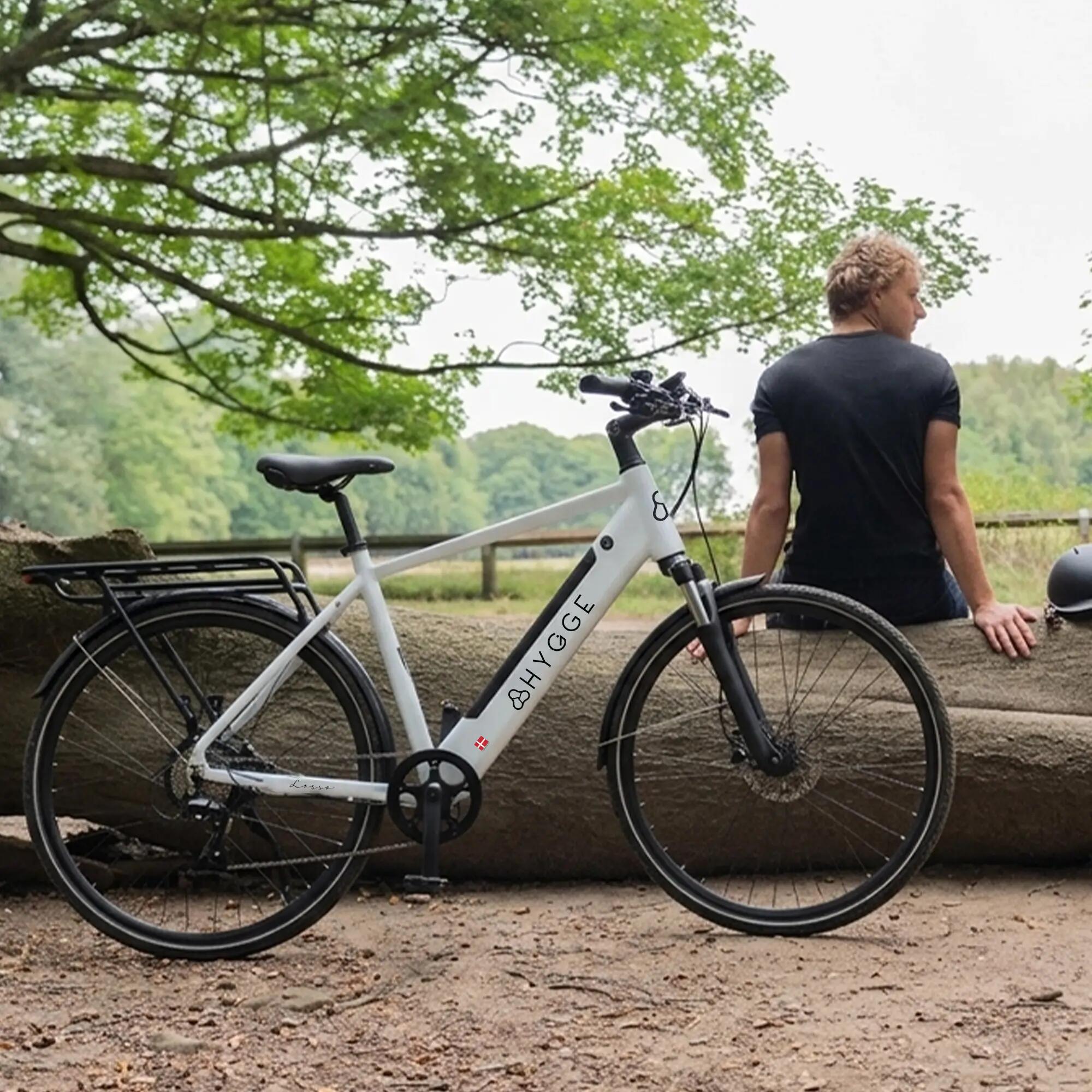 Lossø 2026 – Bicicletta elettrica urbana 36V 13Ah – Bianco avorio 3/7