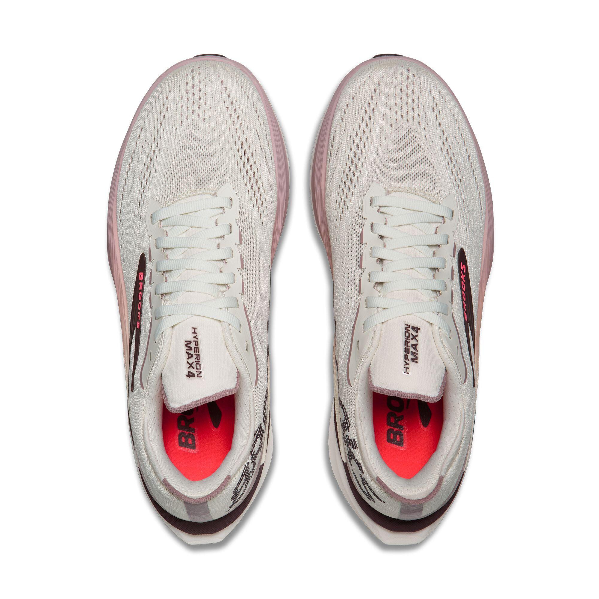 Zapatillas de running Mujer Hyperion Max 4 beige violeta rosa 4/5