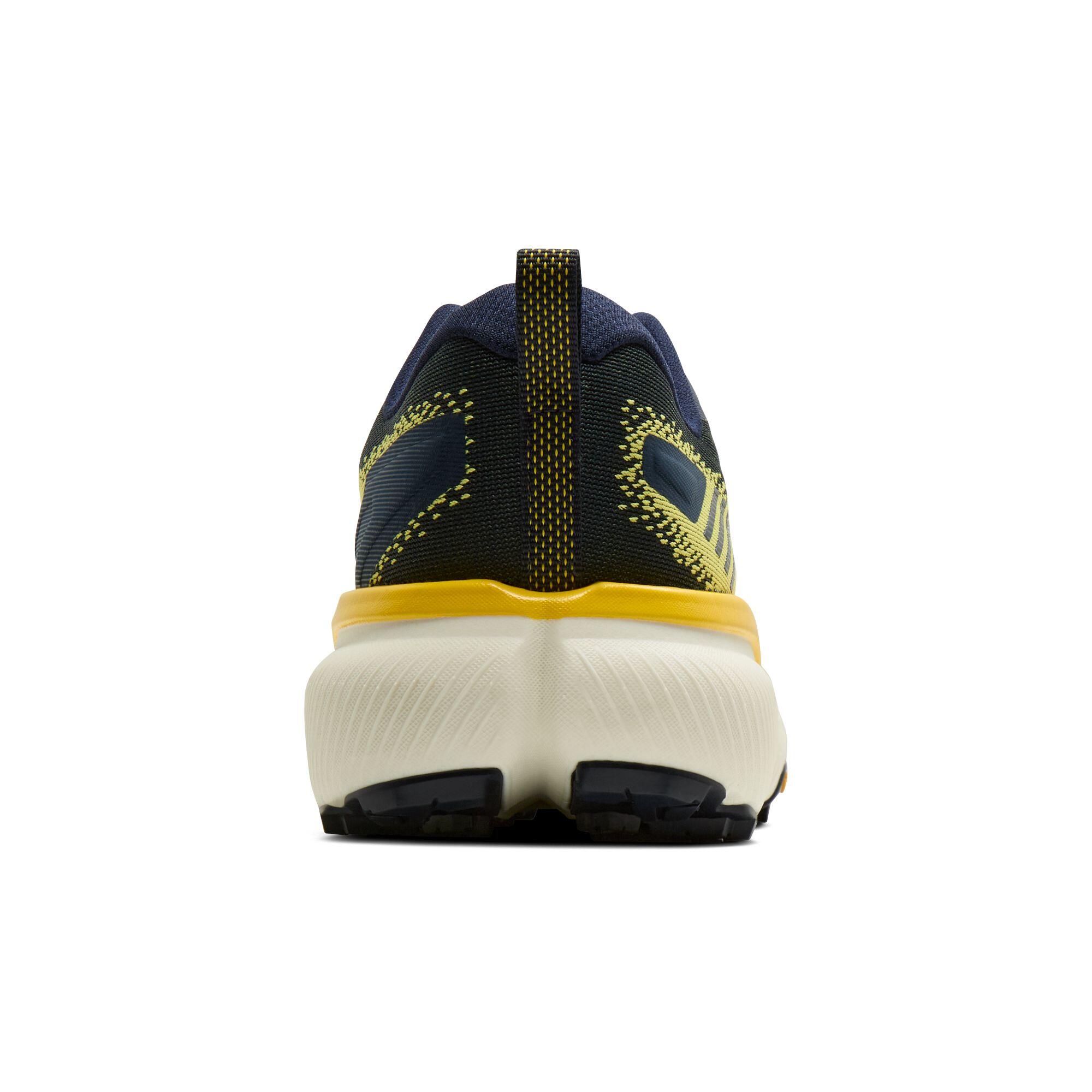 Scarpe running Uomo Cascadia 20 blu giallo grigio chiaro 3/5