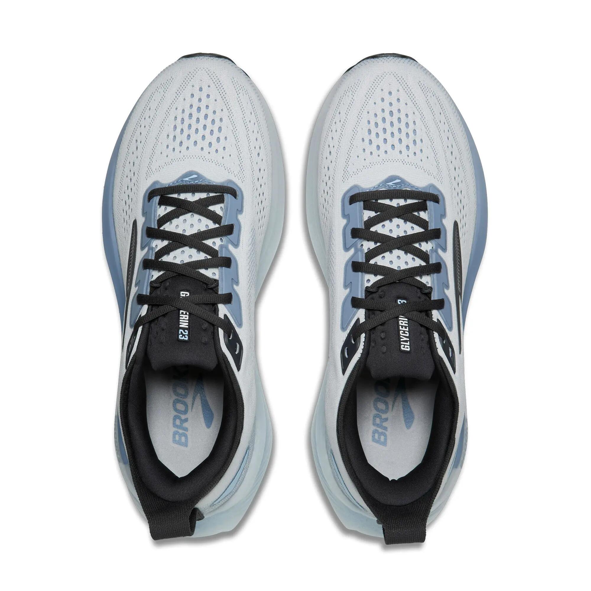 Laufschuhe Herren Glycerin 23 weiß hellblau grau 4/5