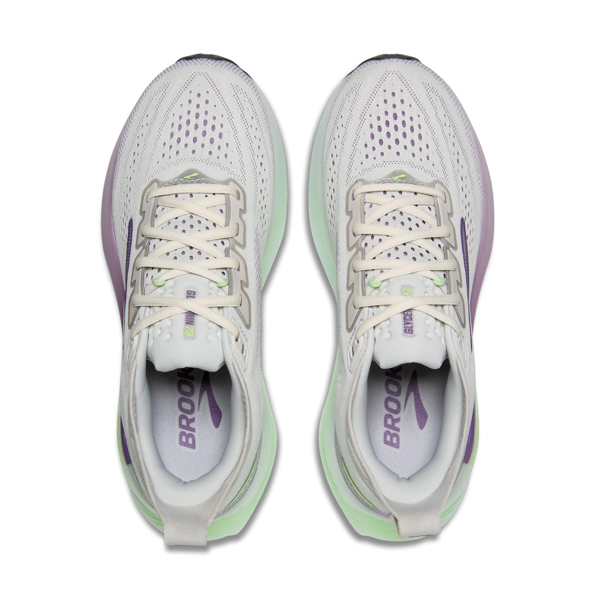Laufschuhe Damen Glycerin 23 grau grün lila 4/5