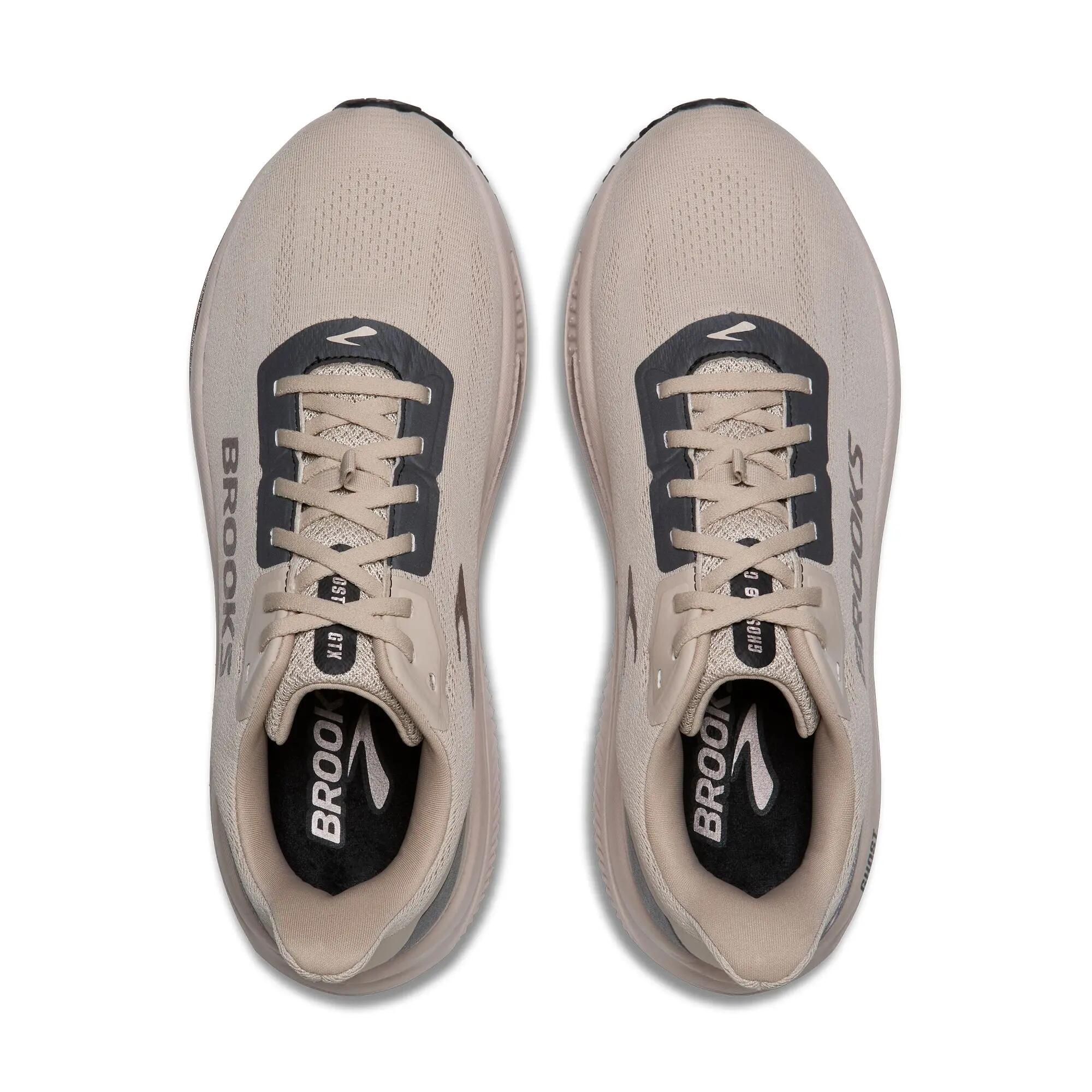 Scarpe running Uomo Ghost 18 GTX beige nero 4/5