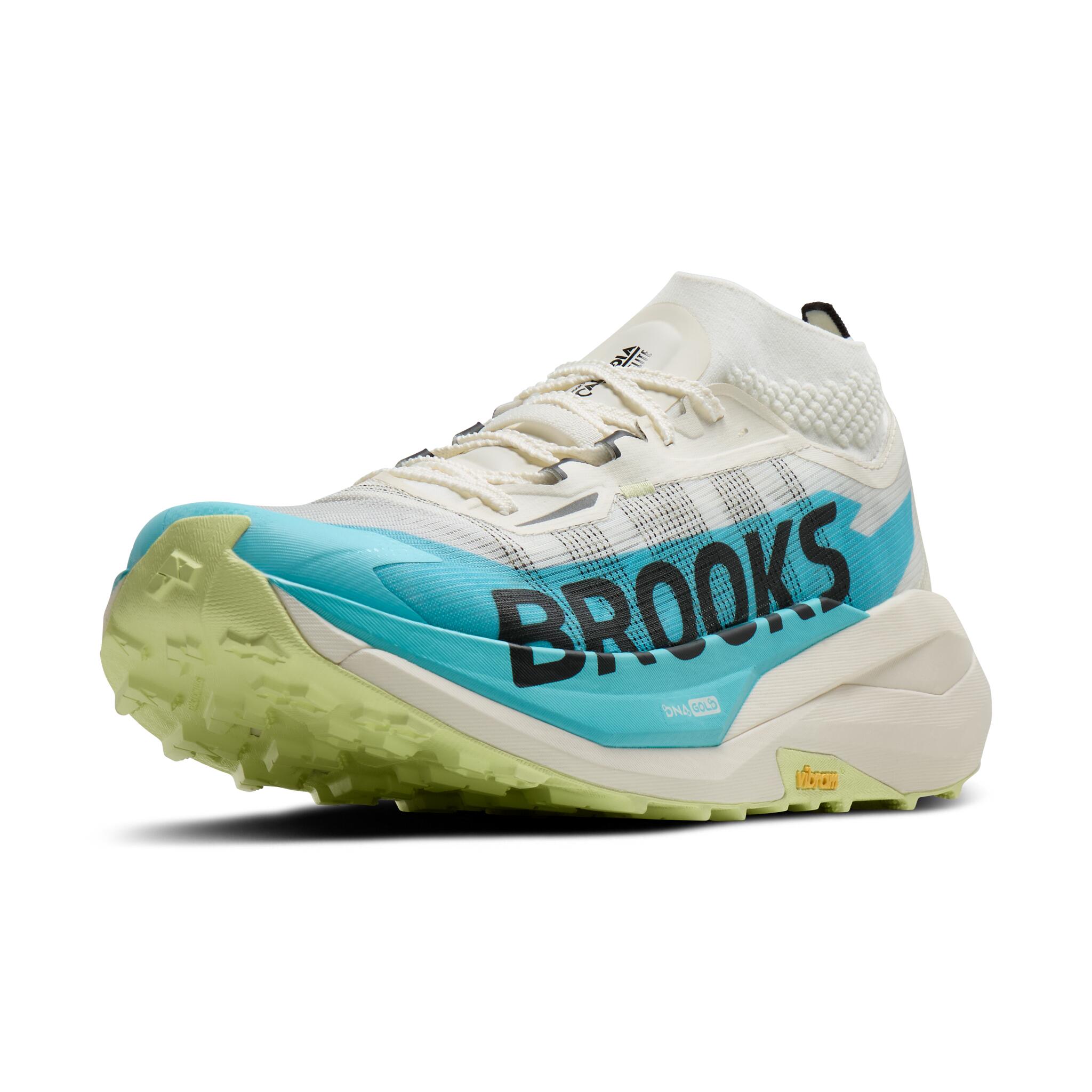 Scarpe running Unisex Cascadia Elite bianco azzurro nero 2/5
