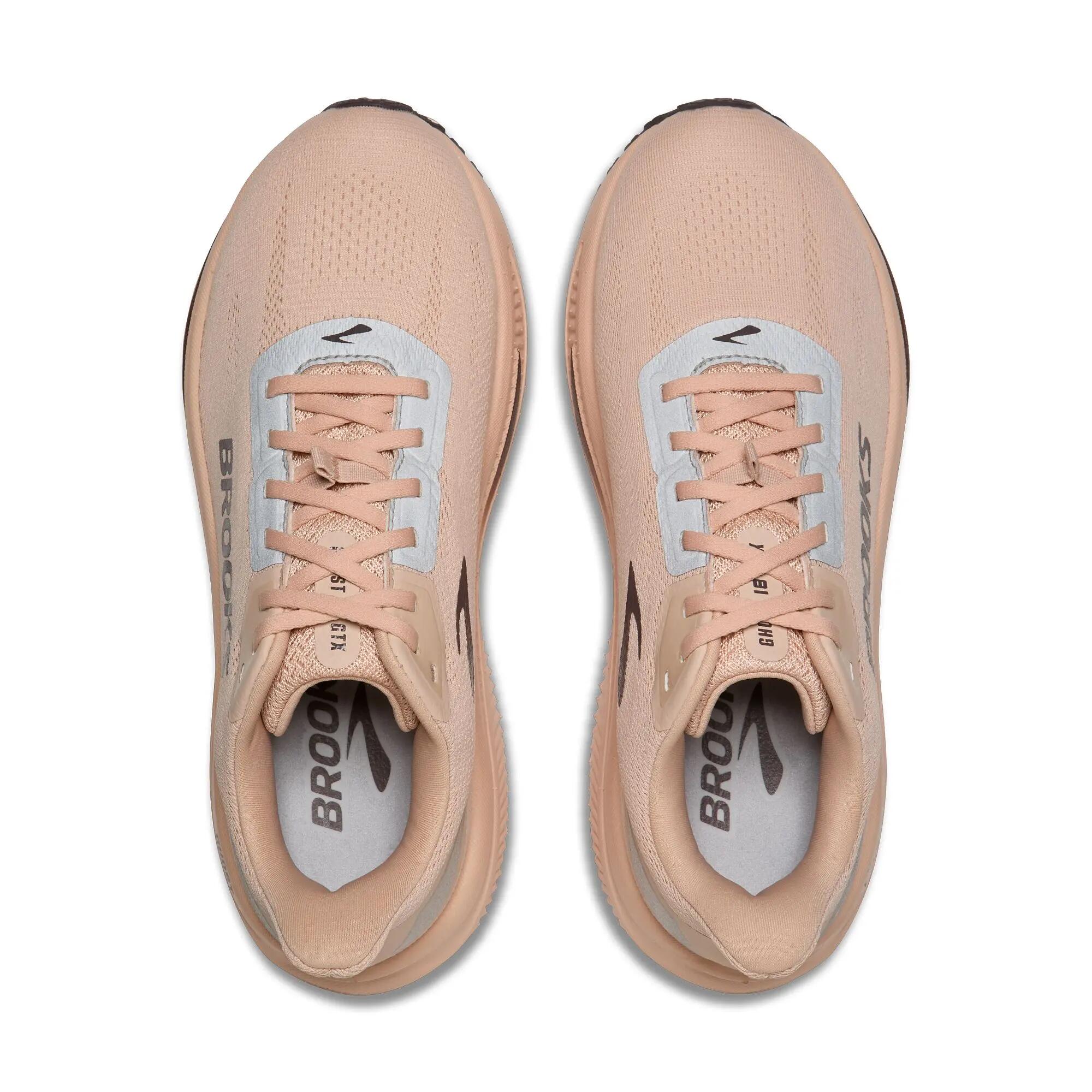 Scarpe running Donna Ghost 18 GTX argento viola rosa 4/5