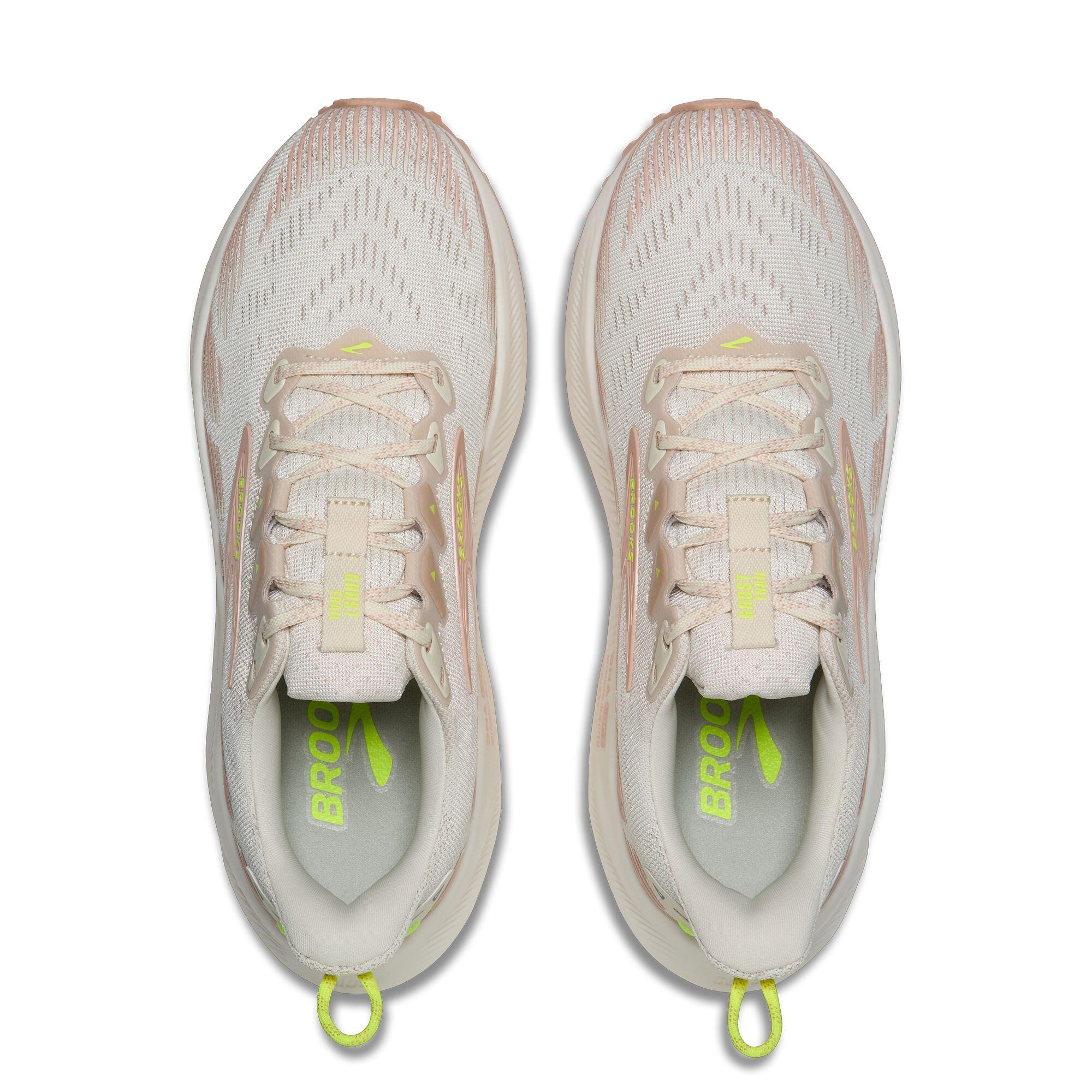 Zapatillas de running Mujer Ghost Trail beige topo beige amarillo 4/5