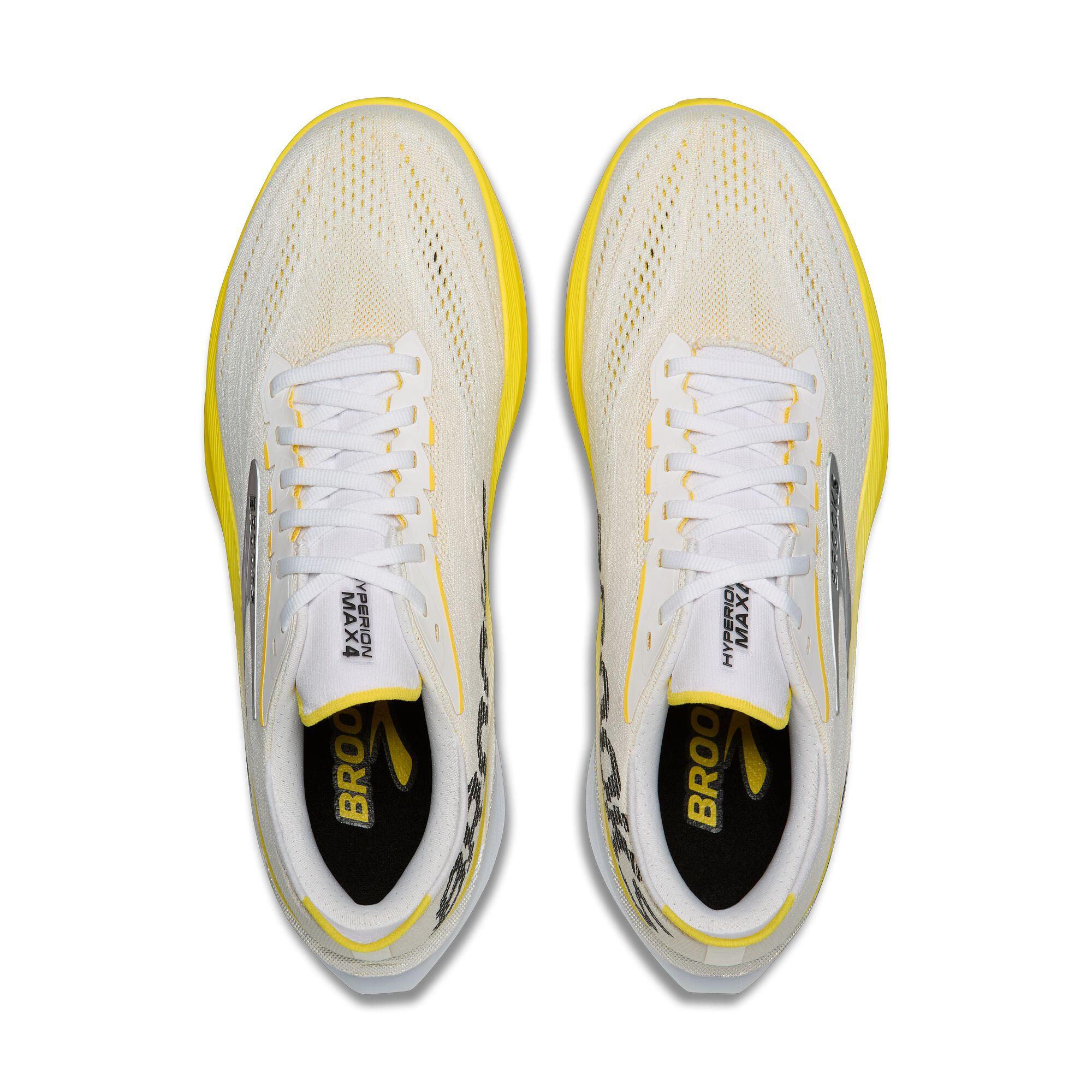 Chaussure de running Femme Hyperion Max 4 blanc jaune noir 4/5