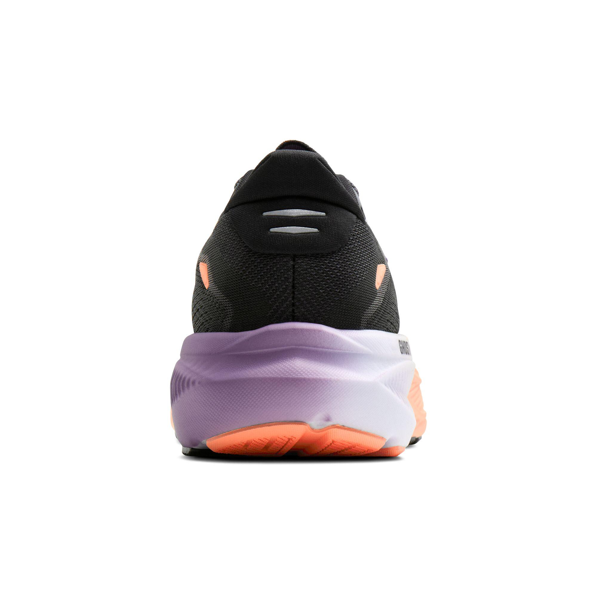 Hardlopenshoen Dames Ghost 18 zwart perzik paars 3/5